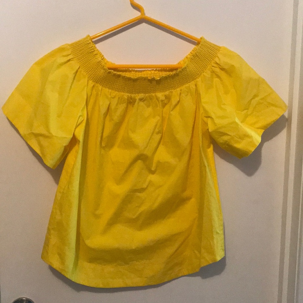 Golden summer blouse